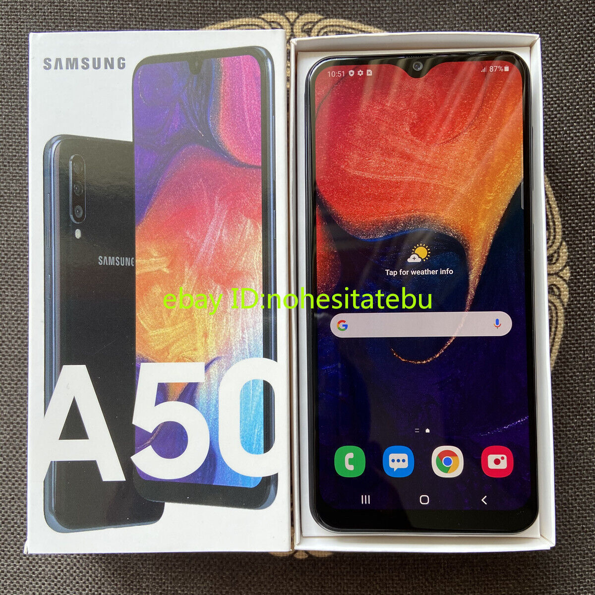 Unlocked Samsung Galaxy A50 SM-A505U1 64GB 4GB RAM New Sealed 25MP 4000mAh 6.4″