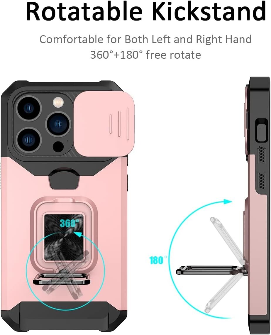 For iPhone 14 Pro Case Military Grade Protection Cover Armor Rugged