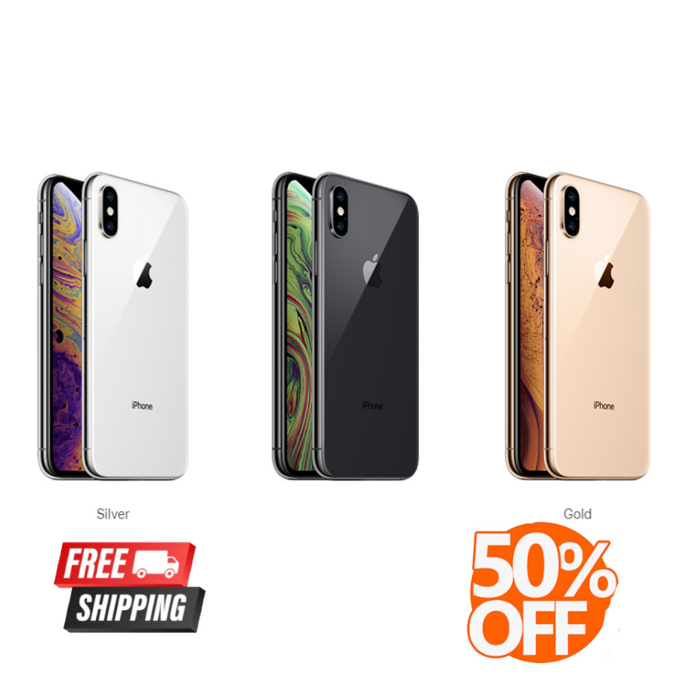 Apple iPhone XS Verizon GSM Unlocked – 64GB / 256GB Dual SIM (Nano-SIM/eSIM)
