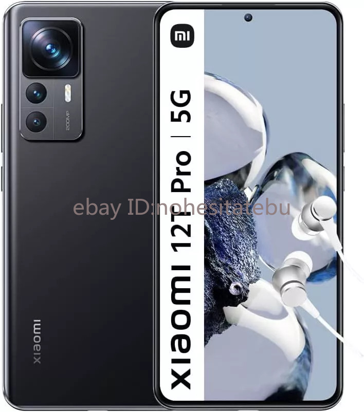 Unlocked Xiaomi 12T Pro 5G Dual SIM 12+256GB 200MP 6.67″ Original Phone 5000mAh