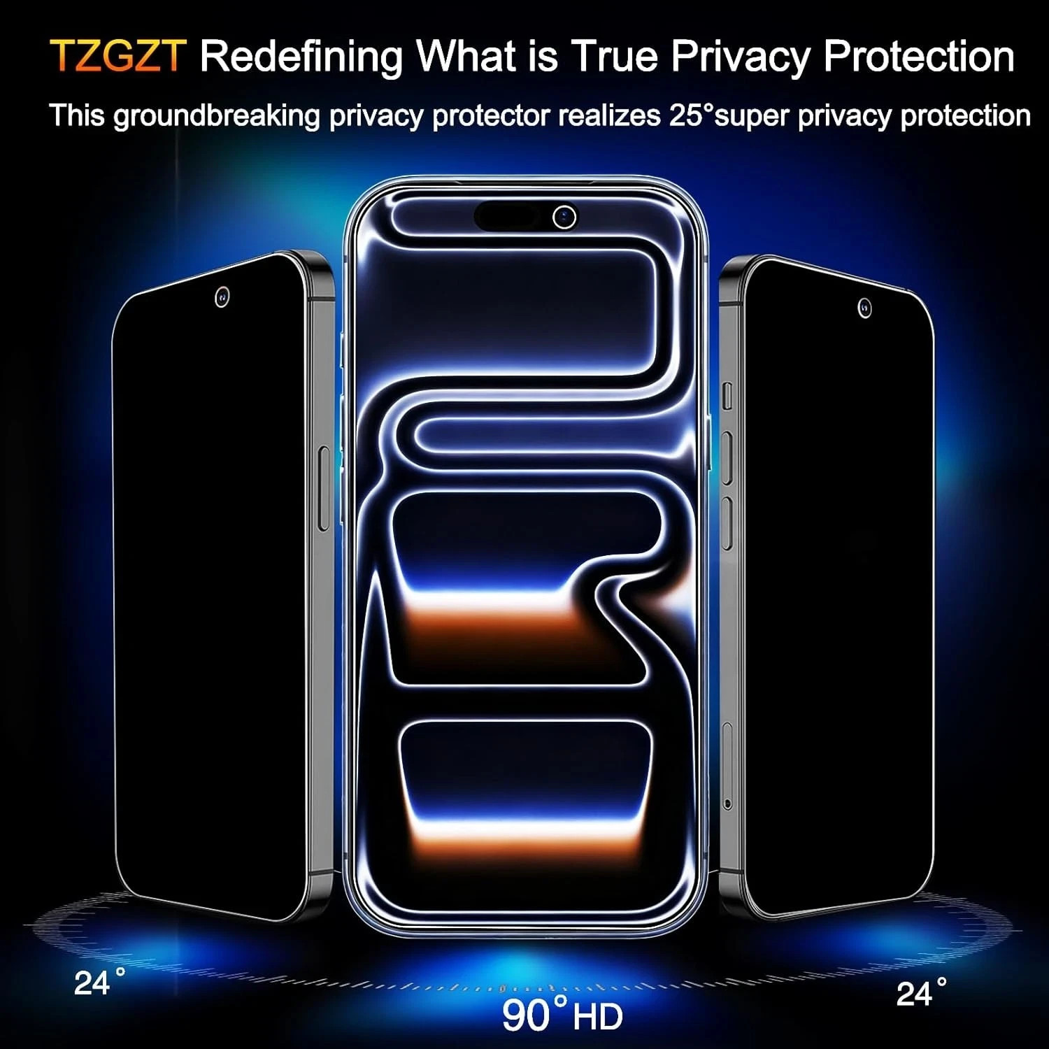 3 Pack for iPhone 17 Pro Max Privacy Screen Protector Tempered Glass Accessories