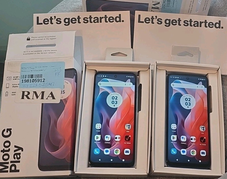 Motorola Moto G Play, 64GB, XT2413VPP, Verizon, Prepaid, Each Sold Separate, A+