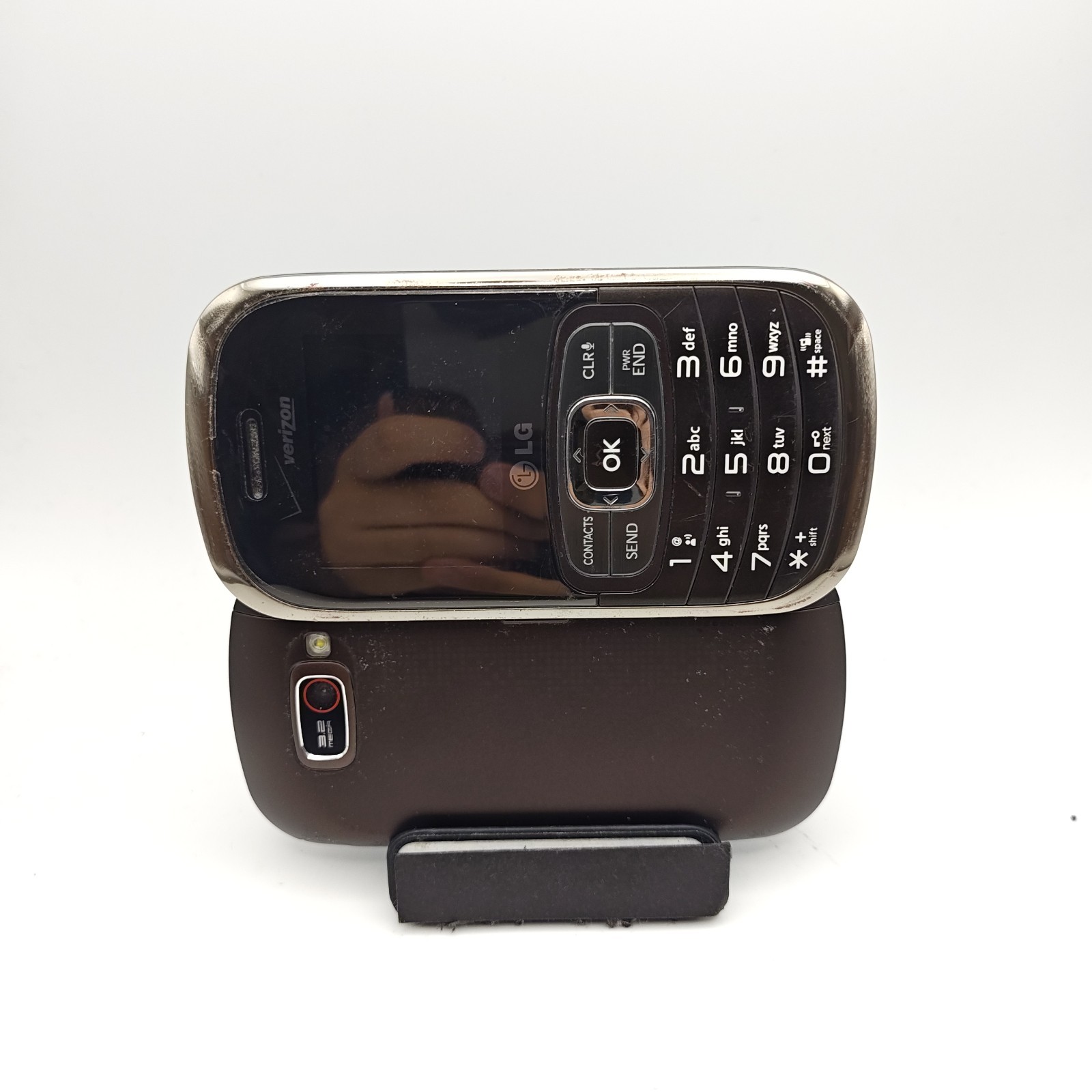 LG Octane VN530 Vintage Messaging Phone (Verizon) – Brown #3723