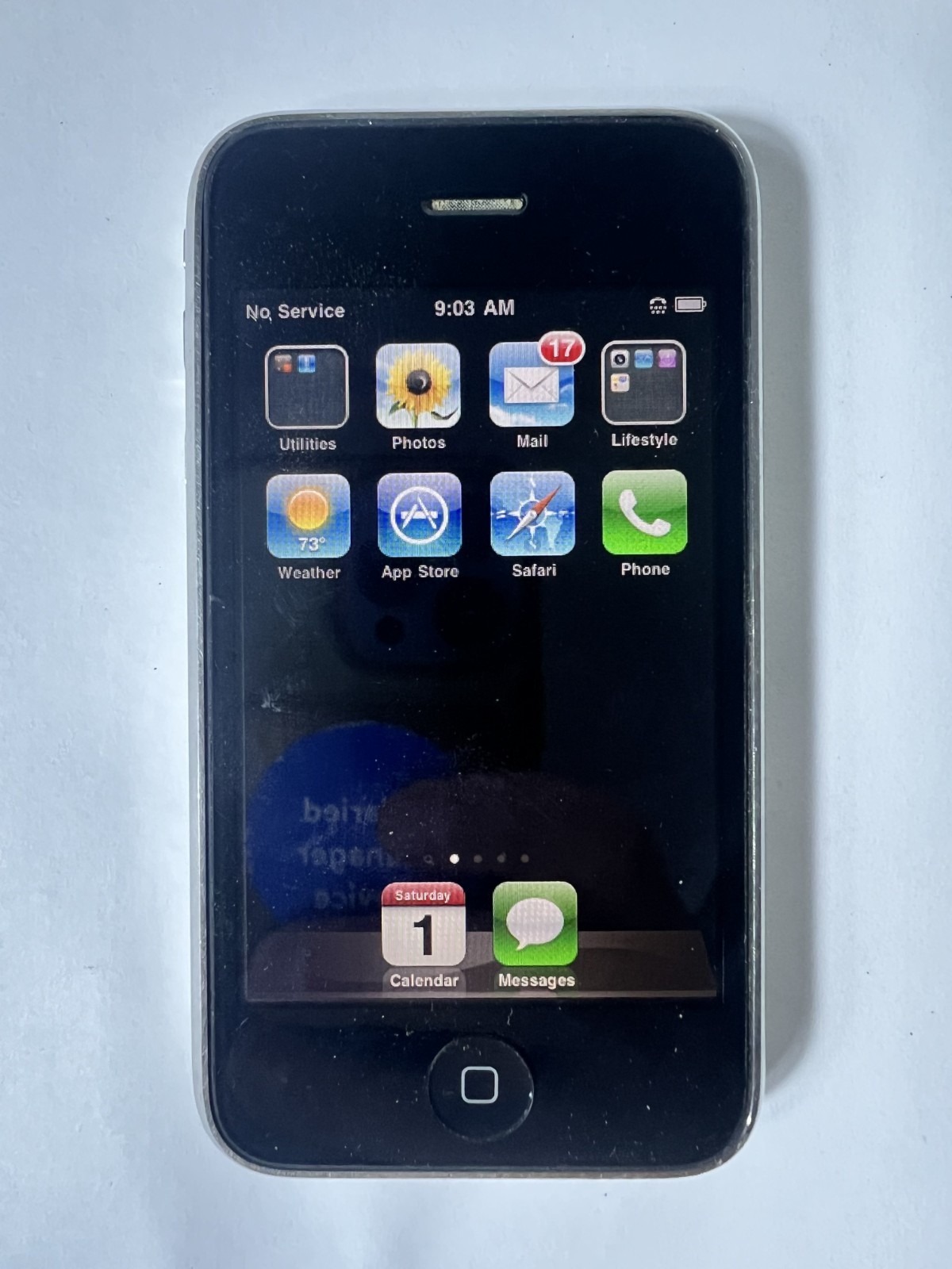 iPhone 3GS 16GB White A1241 MB705LL – rare iOS 4.2.1 (8C148) Tested and Working