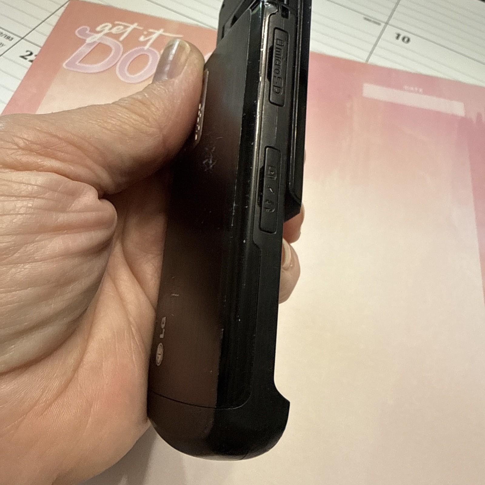 LG Shine CU720 Slider Cell Phone Black Branded AT&T – Untested