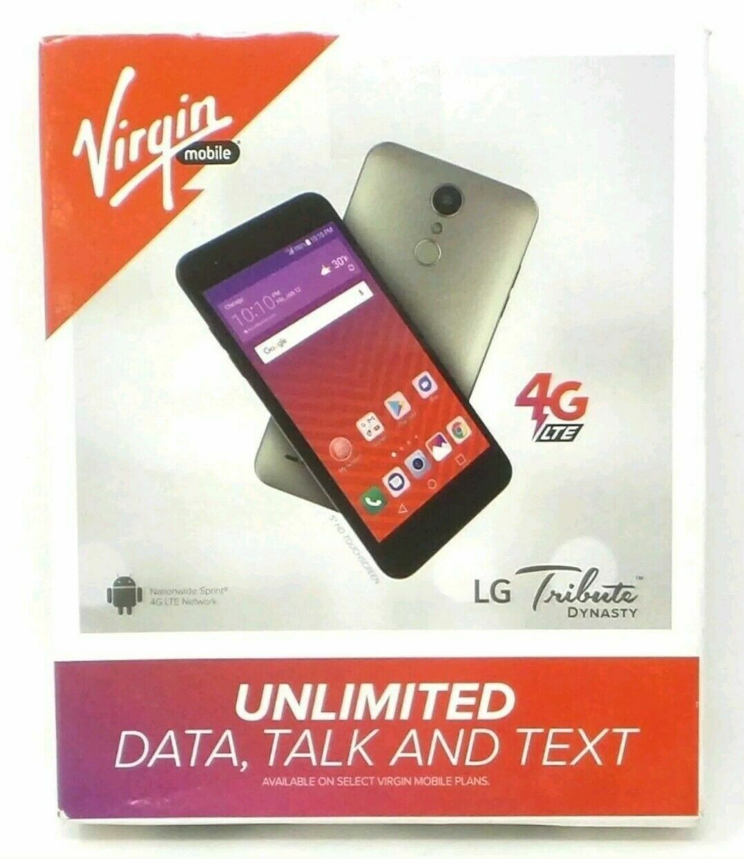 LOT OF 6 Virgin Mobile LG Tribute Dynasty Prepaid Cell Phone