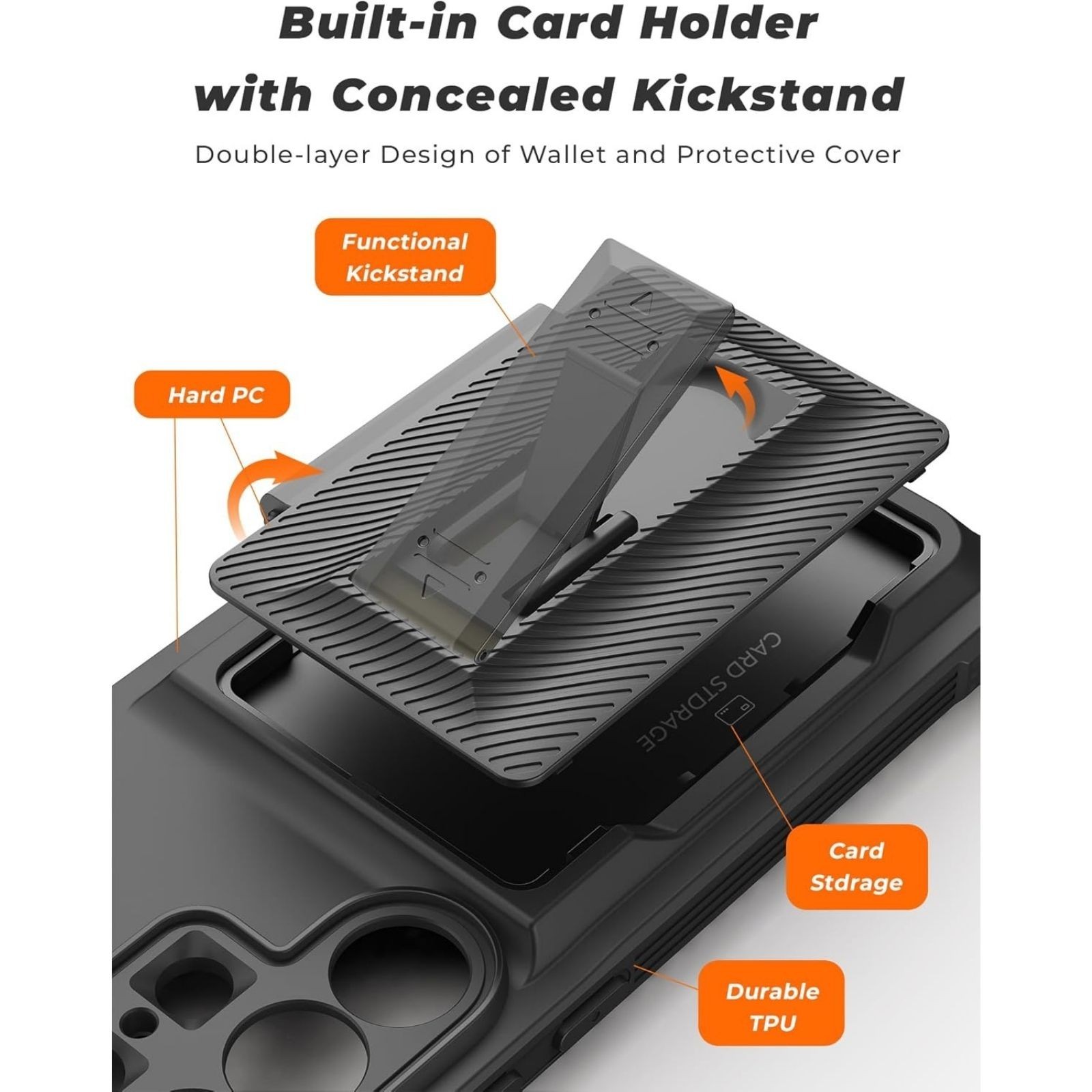 For Samsung Galaxy S26 Ultra Case Wallet Heavy Duty ArmorShockproof Rugged Cover