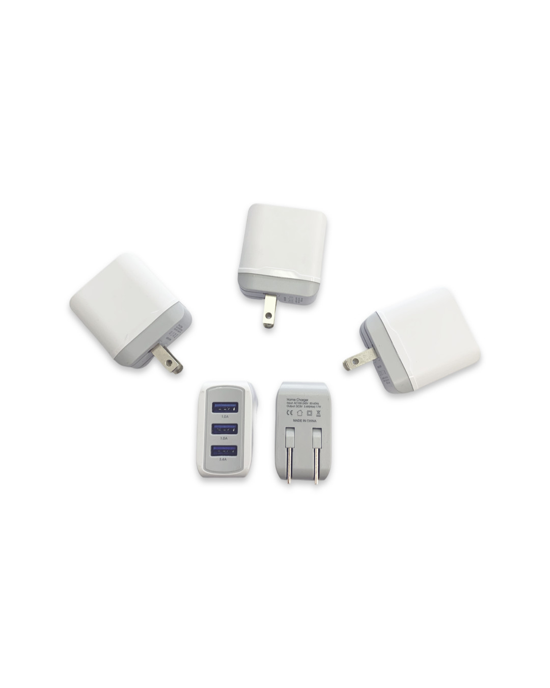 AC House Electric Wall Outlet To USB Socket Adapter Fast Rapid Charger Converter