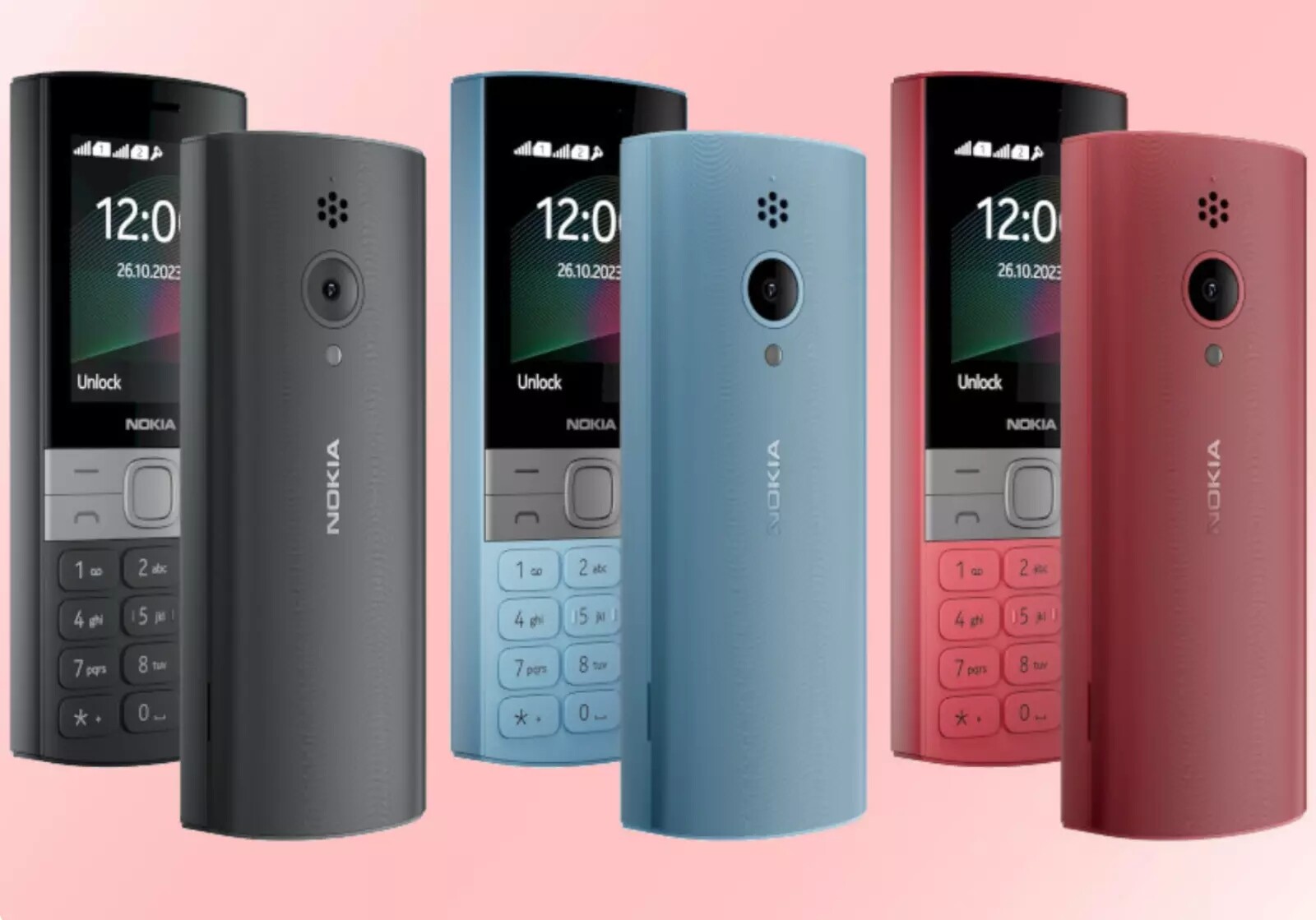 Nokia 150 2023 Dual SIM 2.4″ 2G GSM 900 / 1800 0.3MP FM radio Keyboard Phone