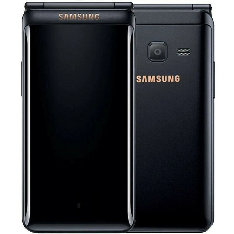 Unlocked Original Samsung Galaxy Folder 2 SM-G160N WIFI 1-SIM 4G Flip Smartphone