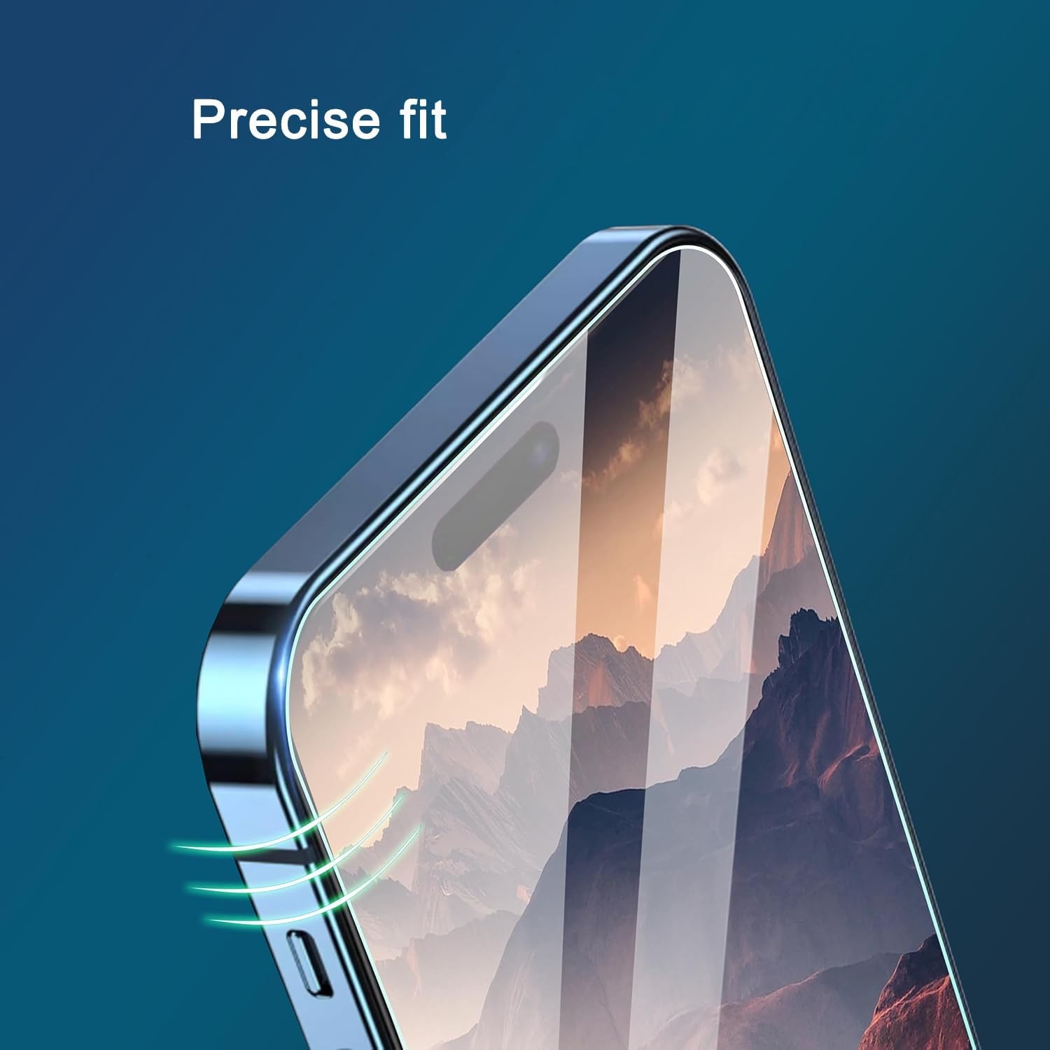 Clear Tempered Glass Screen Protectors 3 Pack for 6.1 Inch iPhone 15 16 Case Fri