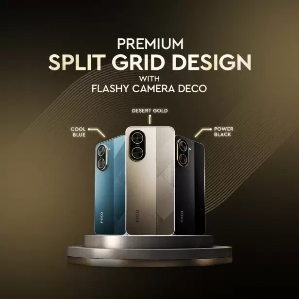 POCO C71 Factory Unlocked-Dual SIM-6GB RAM-6.88 inch HD+ Display-Unisoc T7250