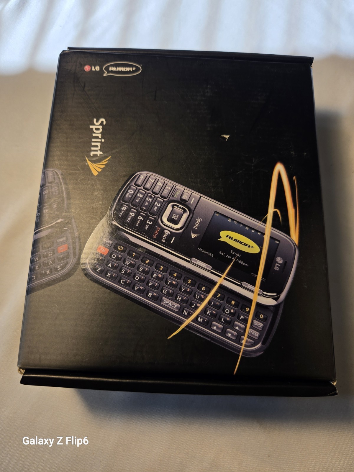 LG Rumor2 Black Sprint Slider QWERTY 1.3MP Camera microSD 22MB