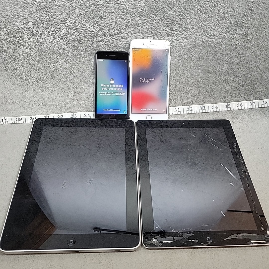 Apple iPhone iPad Lot 4x Devices iPhone 7 Plus SE 2 FOR PARTS **READ DESC**