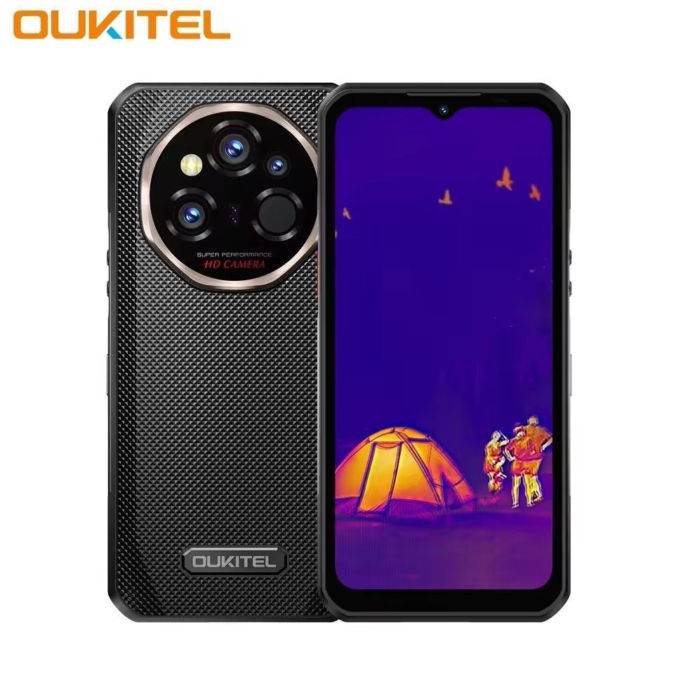 OUKITEL WP55 Ultra 5G Thermal Imaging Rugged Phone 48GB+512GB 11000mAh 108MP