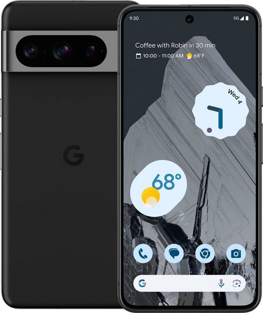 Google Pixel 8 Pro, Unlocked | 128 GB, Black, 6.7 in Screen | B- Grade | G1MNW