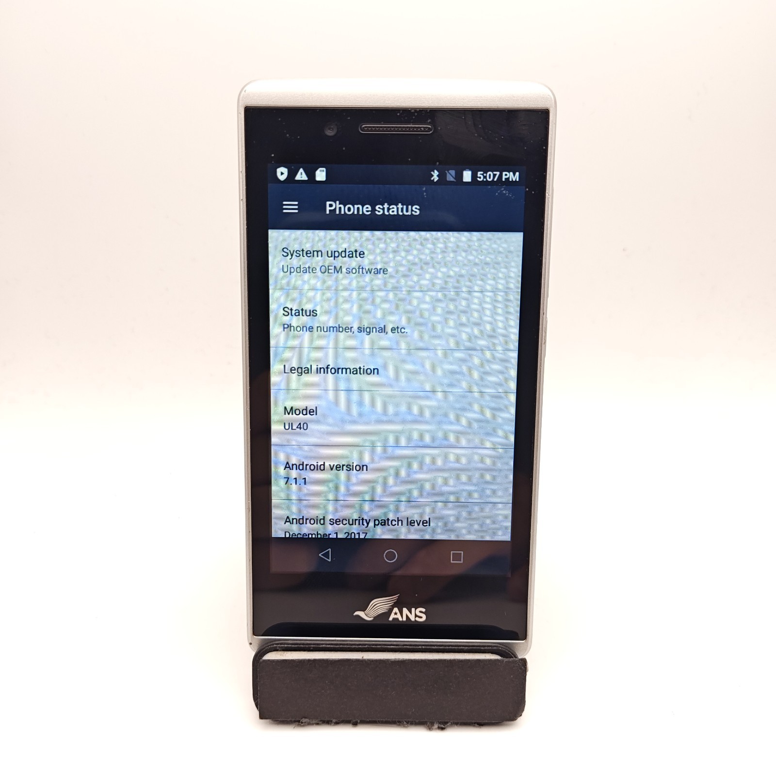 ANS UL40 Smartphone (Assurance Wireless) – 8GB Silver #3833