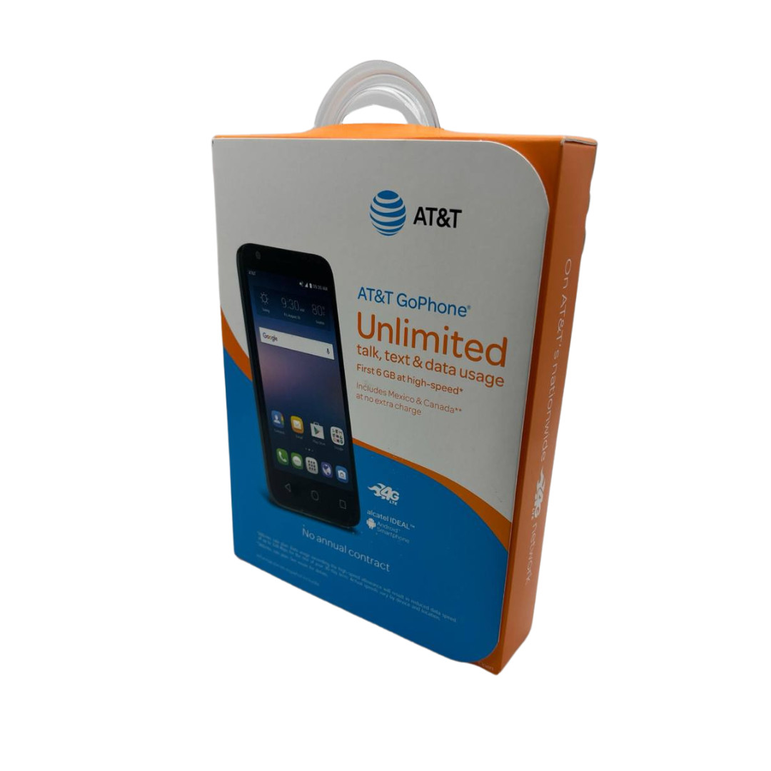 Alcatel Ideal 4060A Smartphone AT&T 4G LTE GSM 5MP 8GB Camera 4.5″ Go Phone
