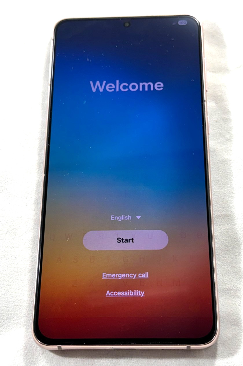 SAMSUNG GALAXY S21+ PLUS 5G SM-G996U 128GB PHANTOM VIOLET (LIGHT SCREENBURN)