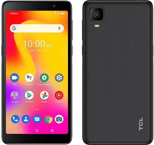 TCL A30 32GB 5102L 5.5″ LTE US Cellular + GSM UNLOCKED Black Smartphone Open Box