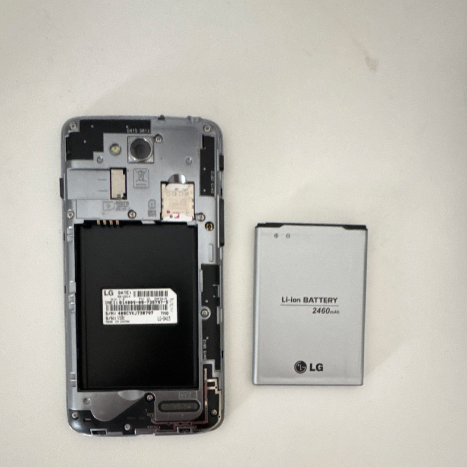 LG LG-D415 T-Mobile Smartphone Black MicroSD Single SIM Bar Style