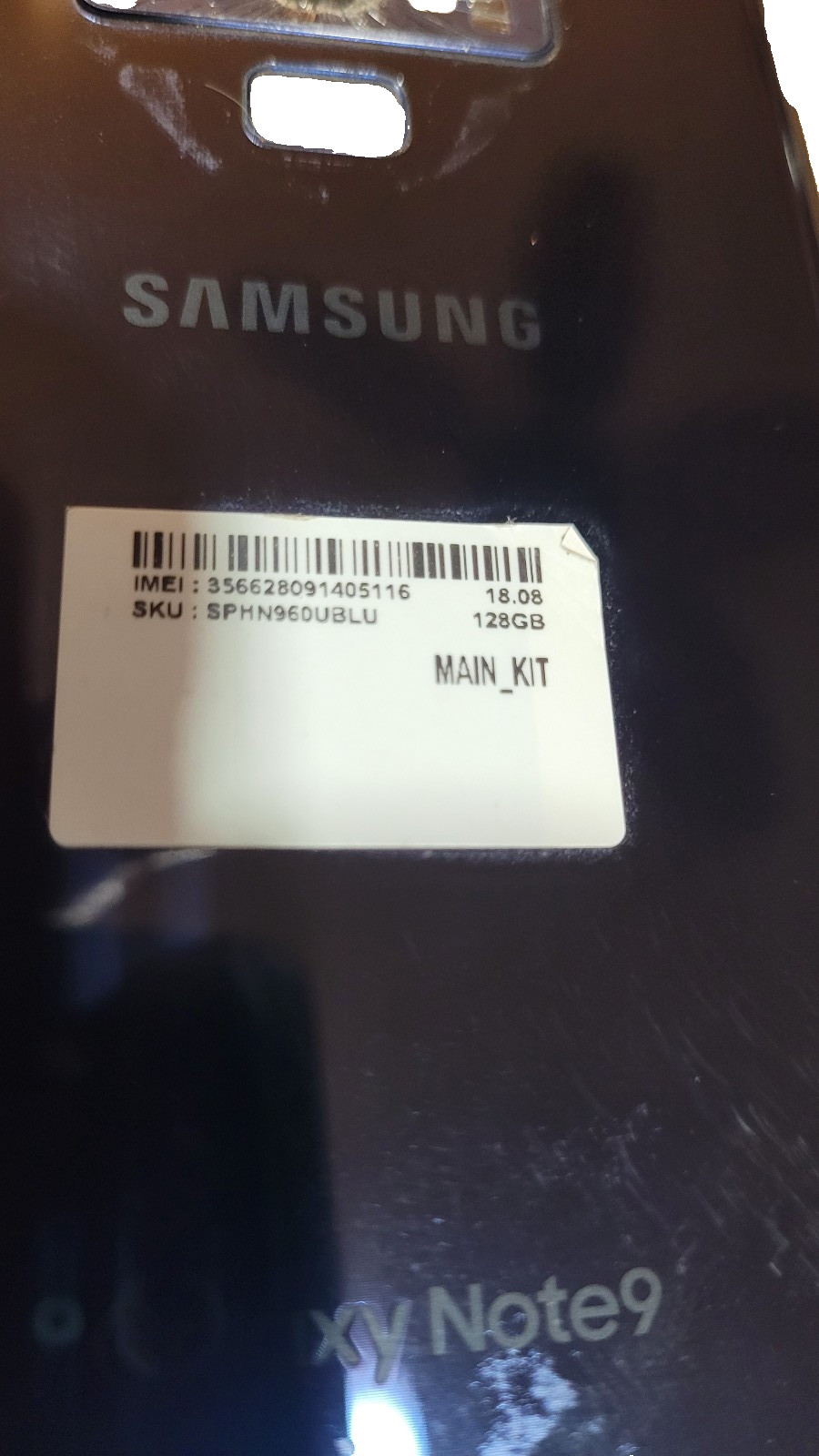 Samsung Galaxy Note 9 128GB SM-N960U GSM /CDMA Screen Burn – For Parts/Repair
