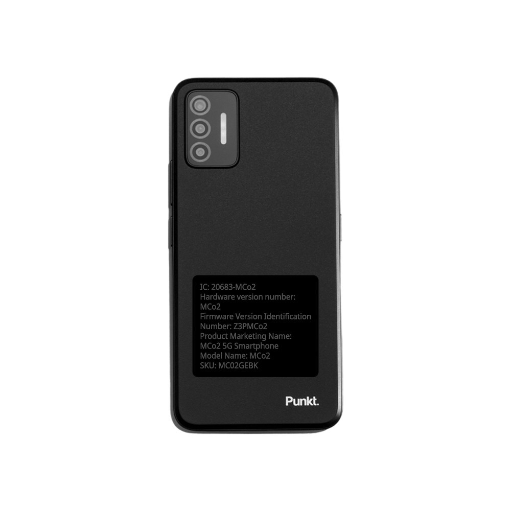 Punkt MC02 Smartphone – 5G & 4G LTE 6GB RAM 128GB Storage 4K Video 64MP Camera
