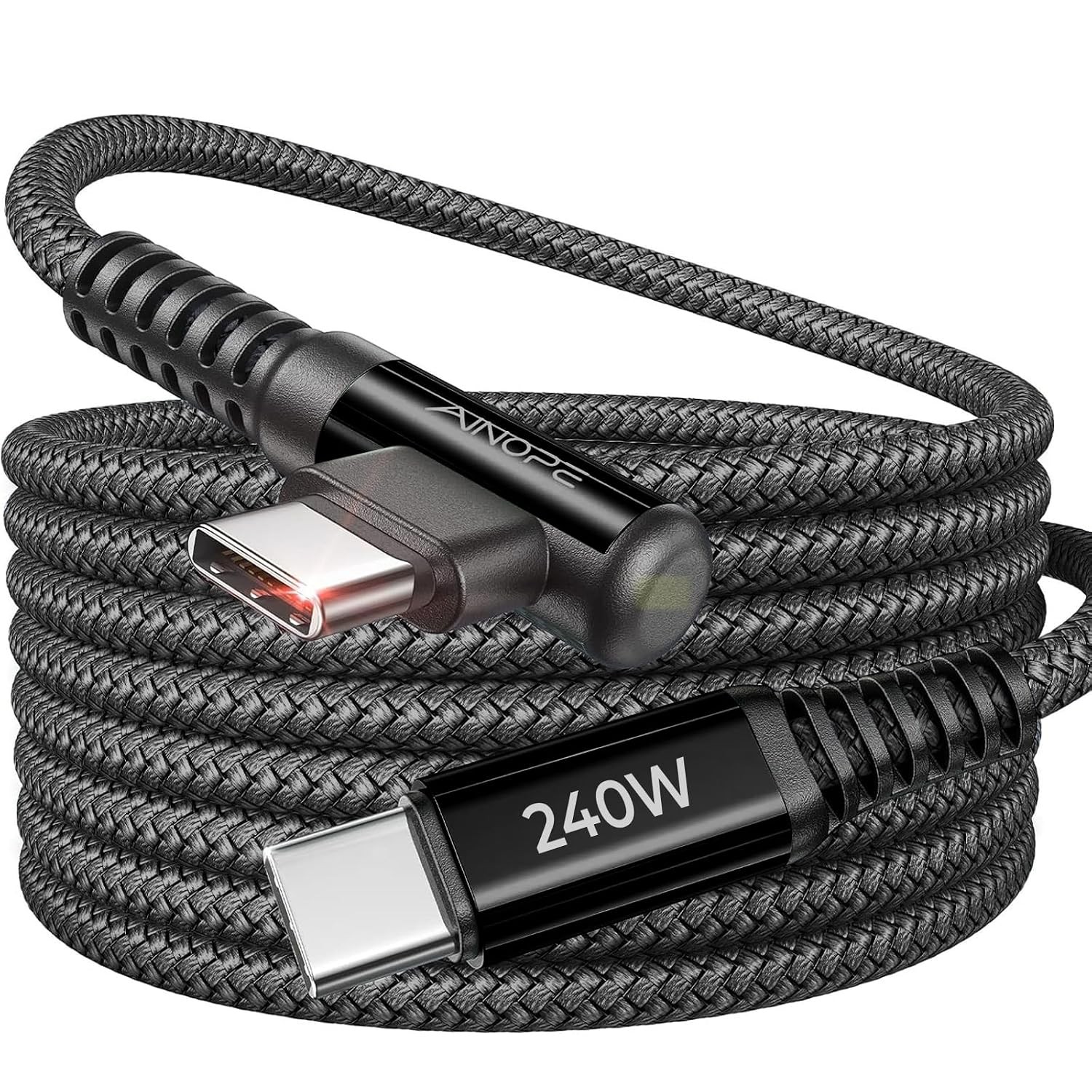 240W USB-C Fast Charger for iPhone 16 Pro Max, iPhone 15 10FT Cable