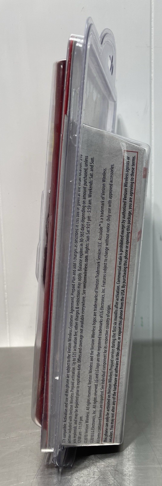 Verizon Prepaid Flip Phone 2010 LG Accolade VX5600 Sealed As Is Read