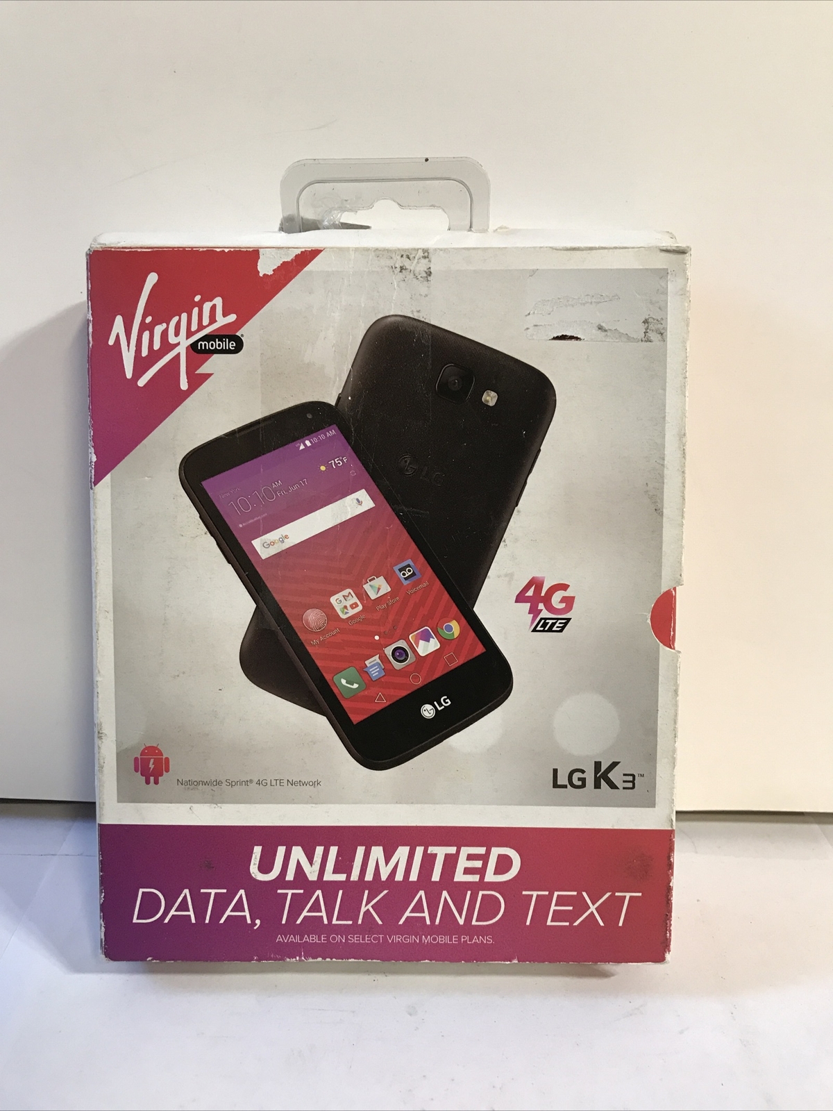 📀 LG K3 8GB Black (Virgin Mobile) 4.5″ Screen Smartphone *Read Description*