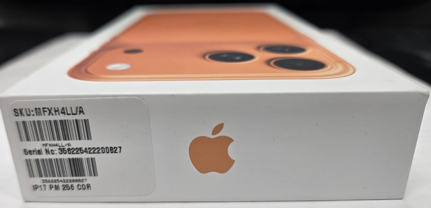 *NEW* Apple iPhone 17 Pro Max – 256GB – Cosmic Orange (Verizon) *SEALED*READ*
