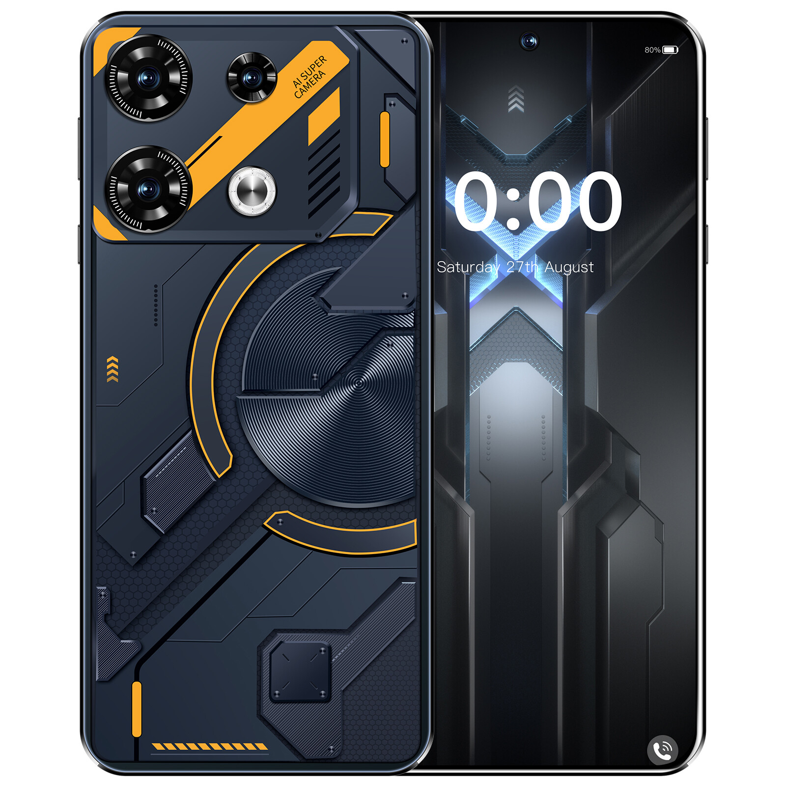 GT10 Pro Smartphone 6.8″ HD Factory Unlocked Android 8+256GB 7800mAh Dual SIM