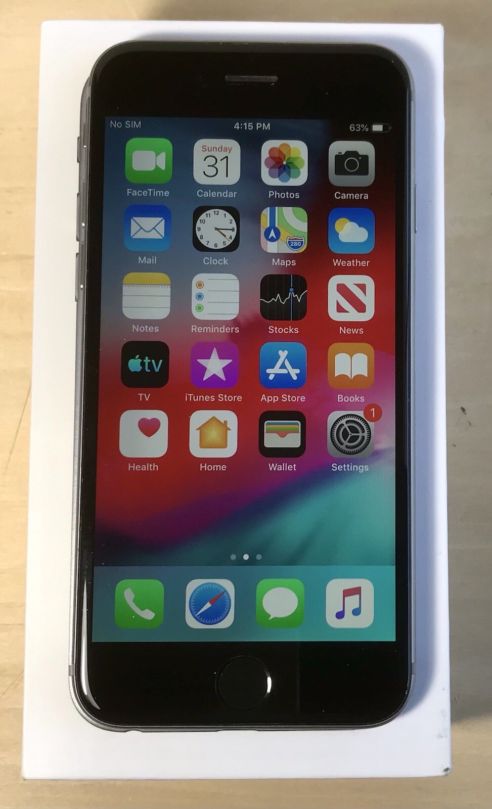 Apple iPhone 6 – 32GB – A1586 – Unlocked w Box Earbuds – 100% Battery – See Pics