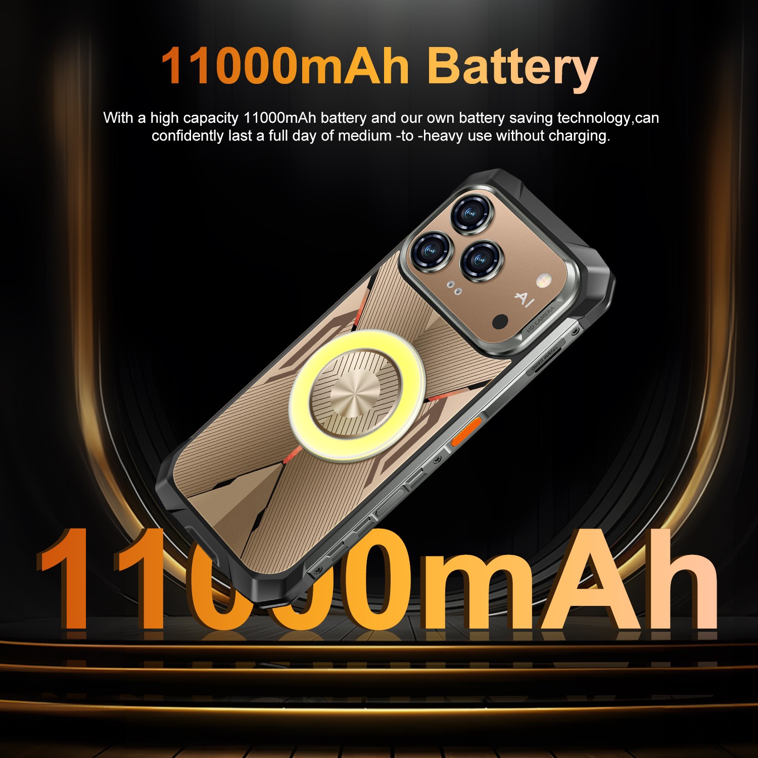 R17 Pro MAX 12GB+256G 5G Rugged Smartphone Unlocked Cell Phone Dual Sim 11000mAh