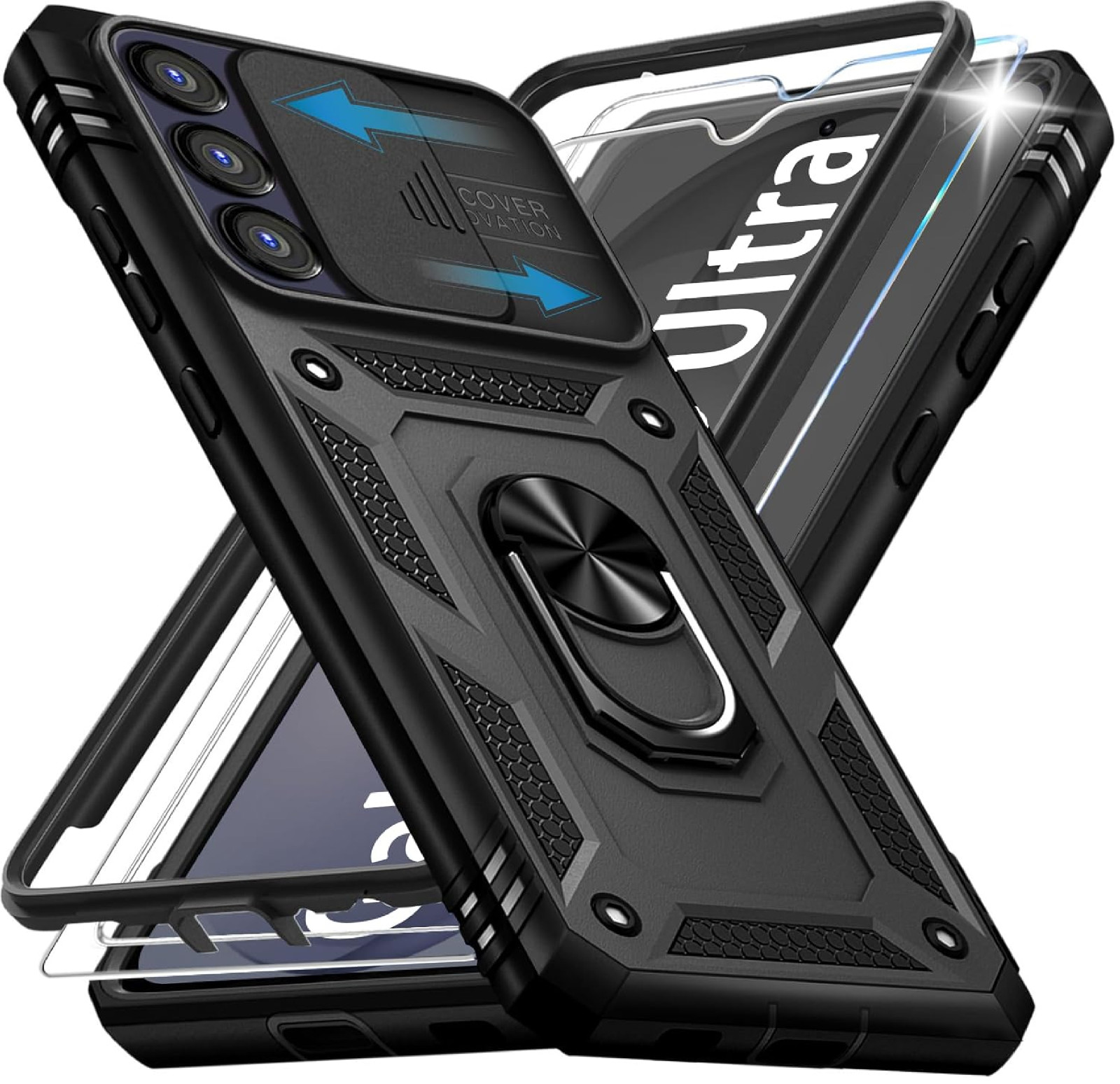 Case for Samsung Galaxy S26 Ultra Phone Cases with 2X Screen Protectors & Camera
