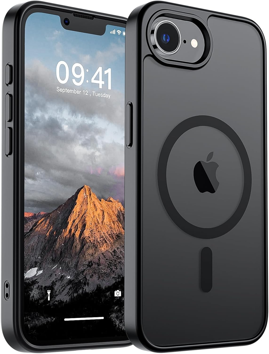 Magnetic for iPhone 17e Case/iPhone 16e Case Slim Translucent Matte Shockproof C