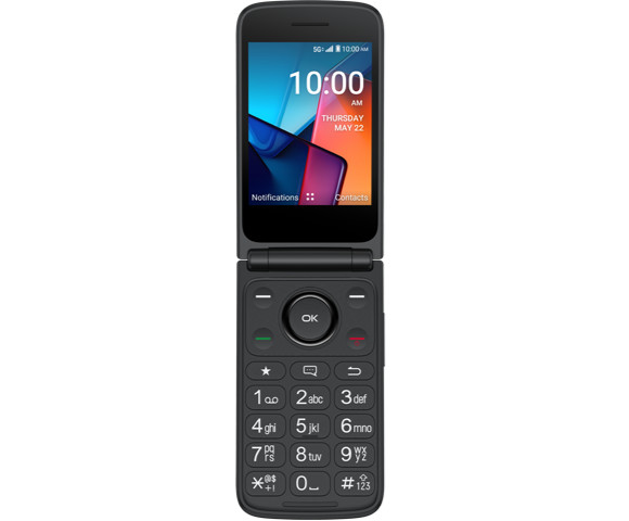 TCL Flip 4 5G / 4G LTE 32GB Basic Smart Flip Phone for “T-Mobile” Only (T440W)