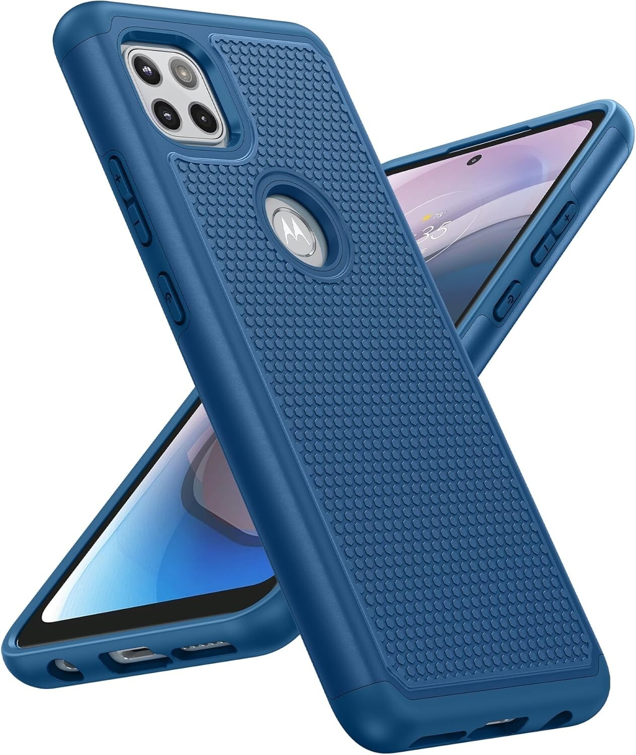 Motorola One 5G Ace Case Heavy Duty Shockproof Bumper Phone,Military Protection