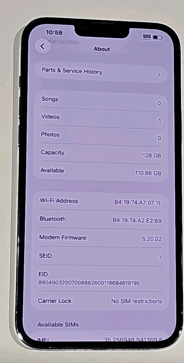 Apple iPhone 13 Pro Max – 128GB – Unlocked (Read Description)