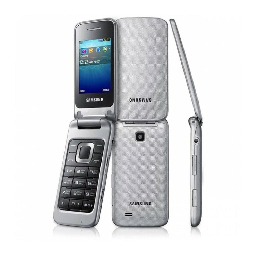 Original Samsung C3520 1.3MP GSM MP3 Bluetooth unlocked flip phone