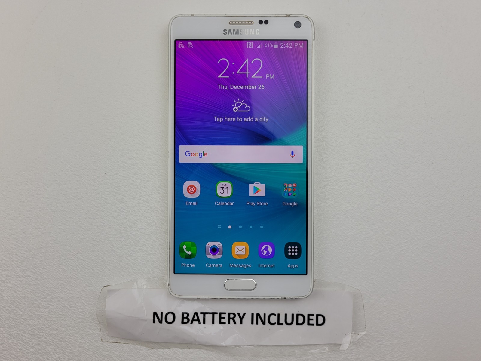 Samsung Galaxy Note 4 (SM-N910A) 32GB (AT&T) Smartphone – Clean IMEI – H2134