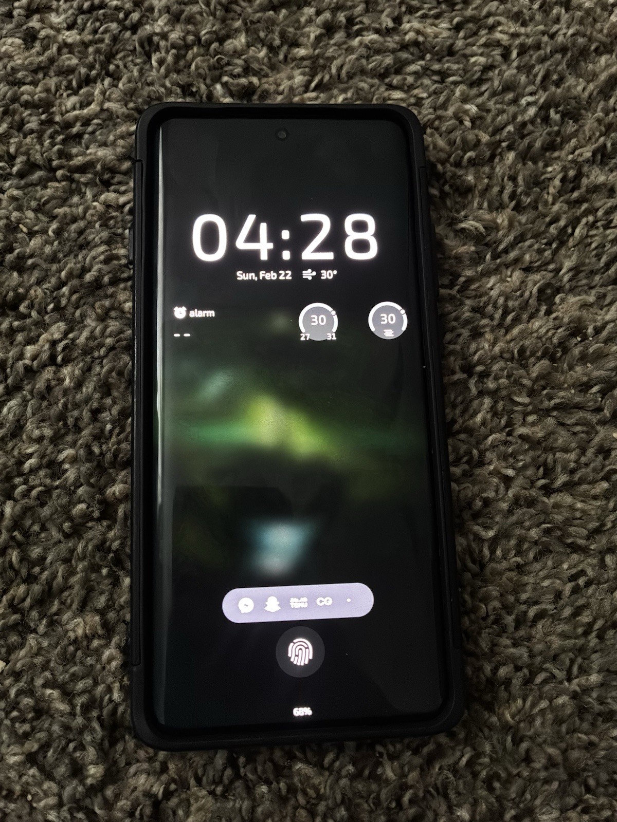 Motorola Edge 2025 Black Smartphone Fingerprint Sensor USB-C