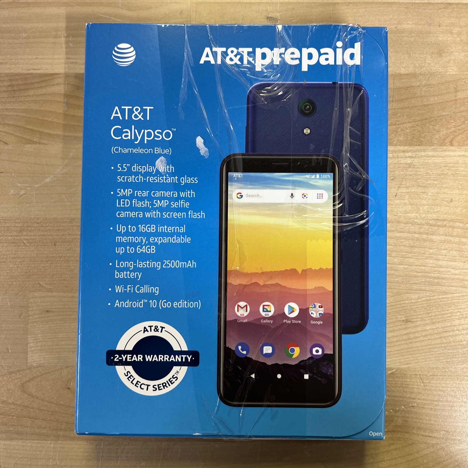 AT&T PrePaid AT&T Calypso Phone Blue