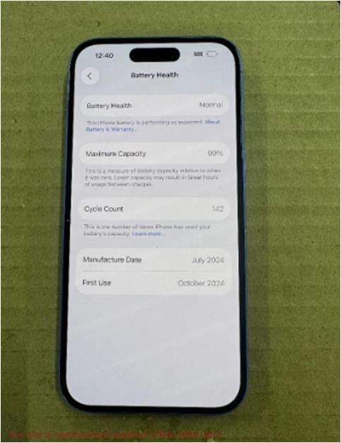 Apple iPhone 16 (128GB) – Ultramarine SEE DETAILS UNKNOWN CARRIER