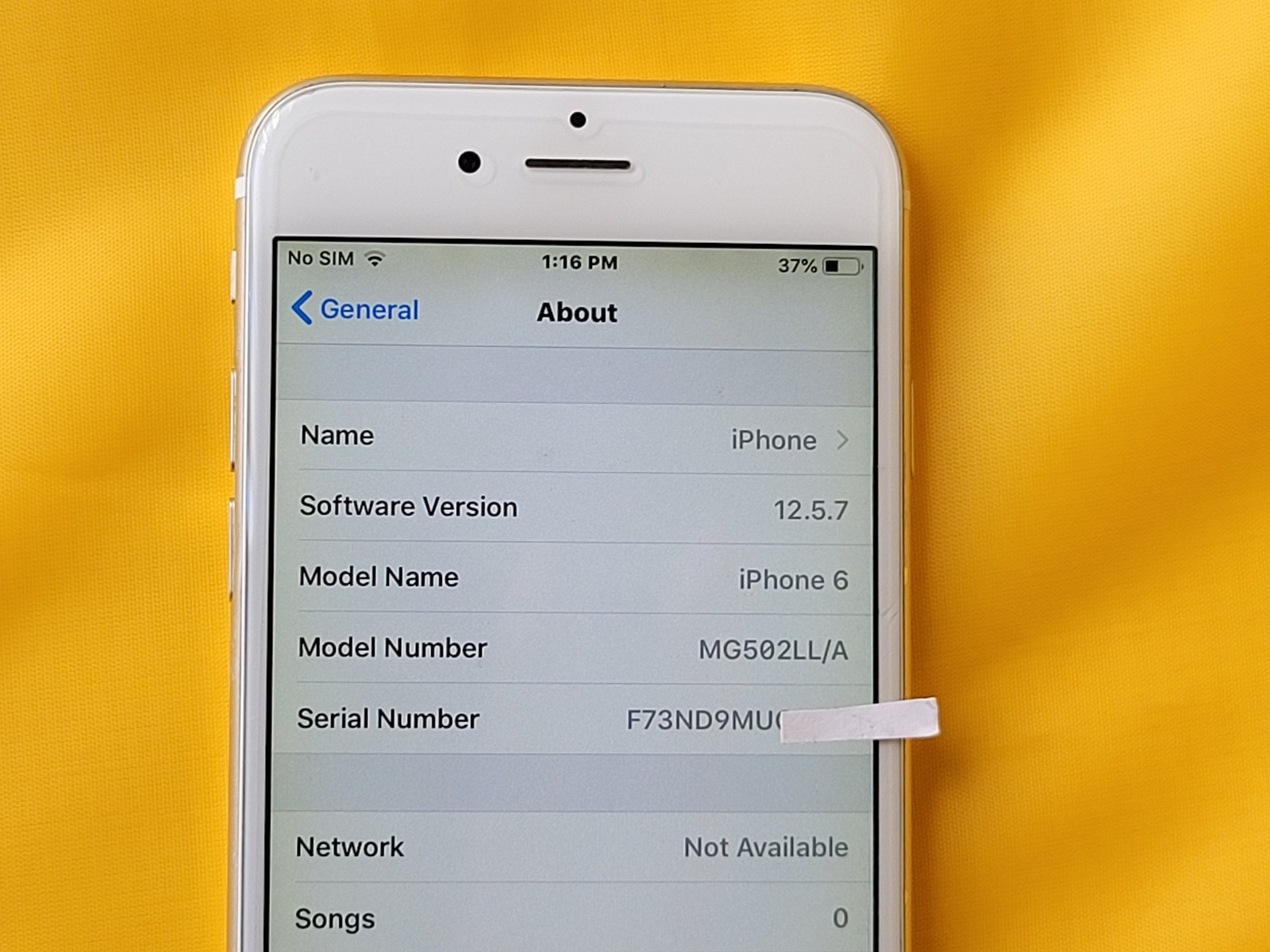 Apple iPhone 6 A1549 Unlocked 64 Gb BH 98% Working Cond See Pict & Desc AS IS
