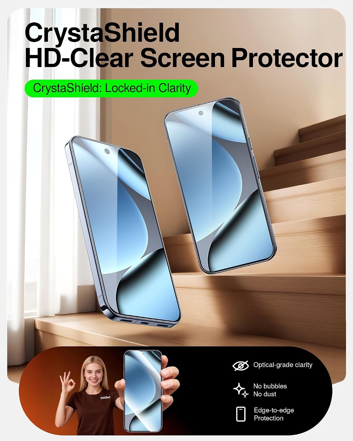 [3+0 PCS] Tempered Glass for Google Pixel 10 Pro 6.1 Inch Anti Spy Case Friendly
