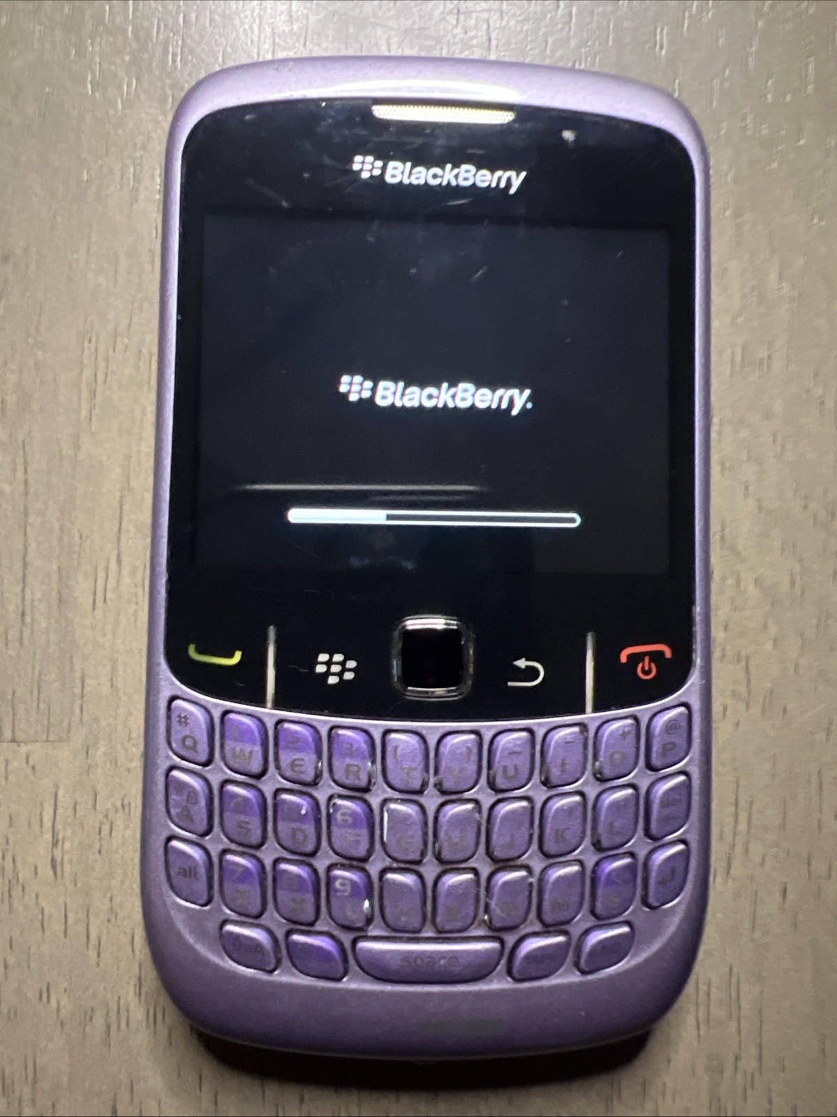 BlackBerry Curve 8530 Smartphone Purple Verizon Poker Tested Works