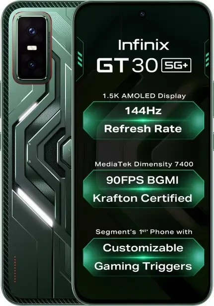 Infinix GT 30 5G+ Global 128GB 8GB RAM Dual SIM Unlocked Android Smartphone