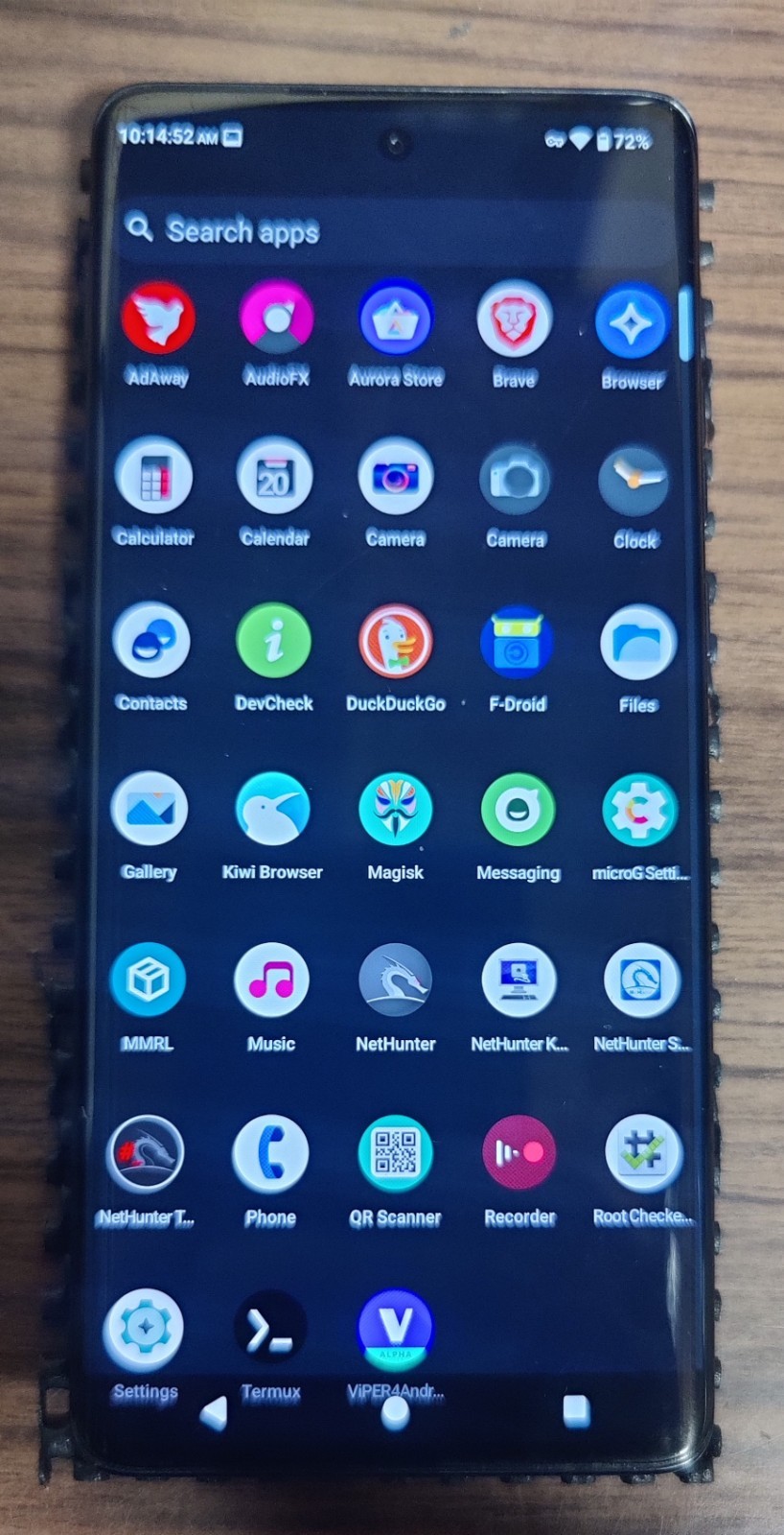 Motorola Edge 2024 Rooted Degoogled Kali Nethunter Android 16 T-Mobile Locked