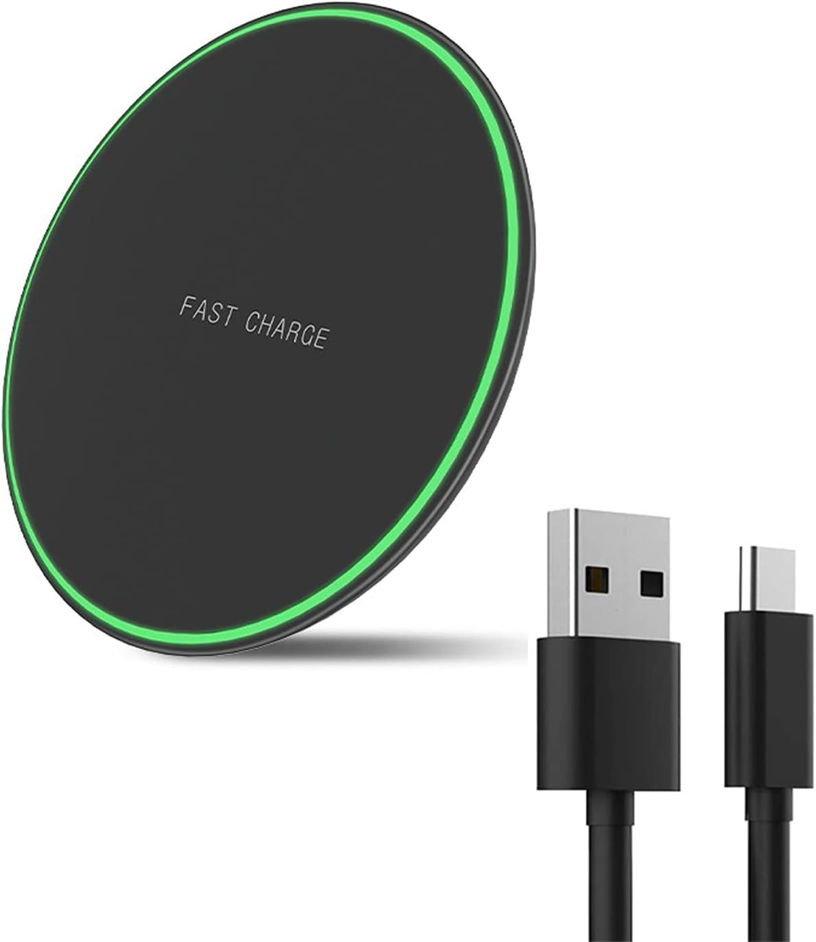 15W Wireless Fast Charging Pad for Samsung Galaxy S24/S23/S22/S21/S20/S10/S9/S8
